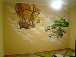 Artistic wall painting