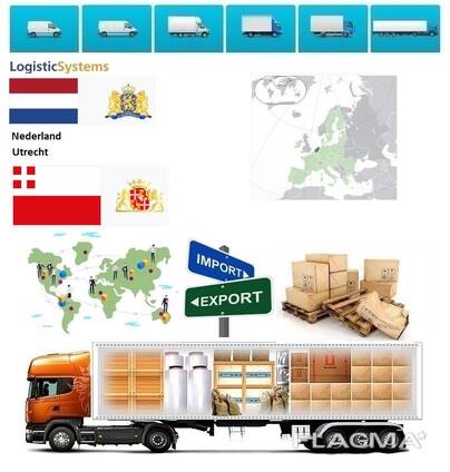 Автотранспортные грузоперевозки из Утрехта в Утрехт с Logistic Systems