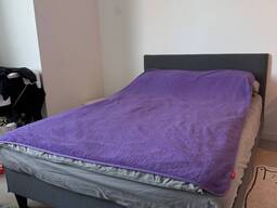 Bed with mattress