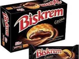Biskrem z nadzieniem kakaowym