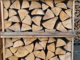 Cleaved dry Firewood