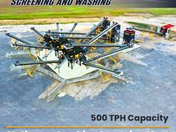Стационарная дробильно-сортировочная установка 500 т/ч