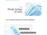 Disposable 3 ply medical surgical face mask FFP2 CE FDA - фото 1