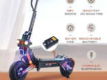 Dual Motor 5000w 48v High Powered 12inch Road Tire Electric Scooter - фото 2