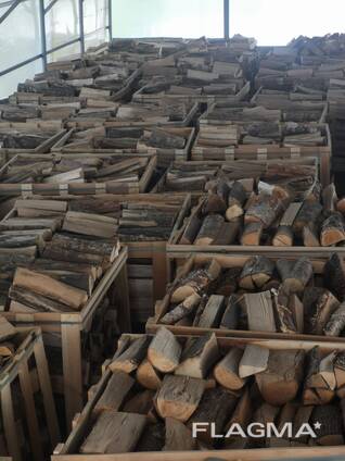 Firewood in boxes. DAP. Amsterdam