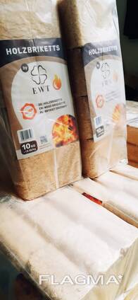 Wood Briquettes, hard wood (oak&amp;beech) for wholesale all over Europe