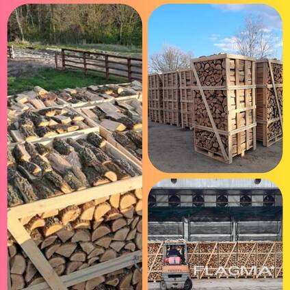 Kiln-Dried Oak &amp; Ash Firewood in Wooden Boxes | KD Oak &amp; Ash Logs in Crates