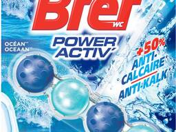 Kostka do WC Bref Power Active Ocean – 10 sztuk – opakowanie zbiorcze