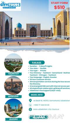 Oezbekistan Klassieke Tour 6 dagen/5 nachten
