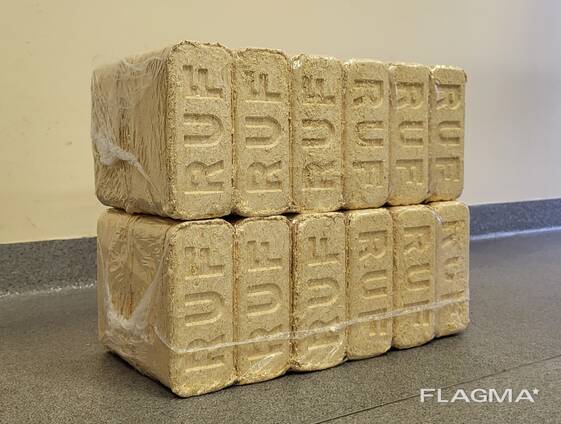 Wood Briquettes of spruce and pine for wholesale all over Europe